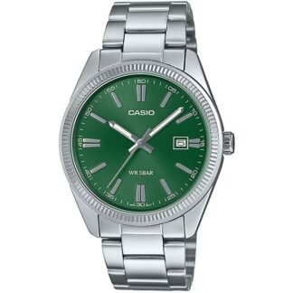 Casio MTP-1302D-3AJF Men's Watch Green Dial Stainless Steel